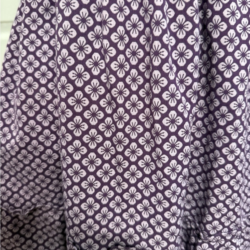 Hill House Home, The Nap Dress Purple Floral Smocked Midi Dress,  Size Small EUC - Picture 5 of 11